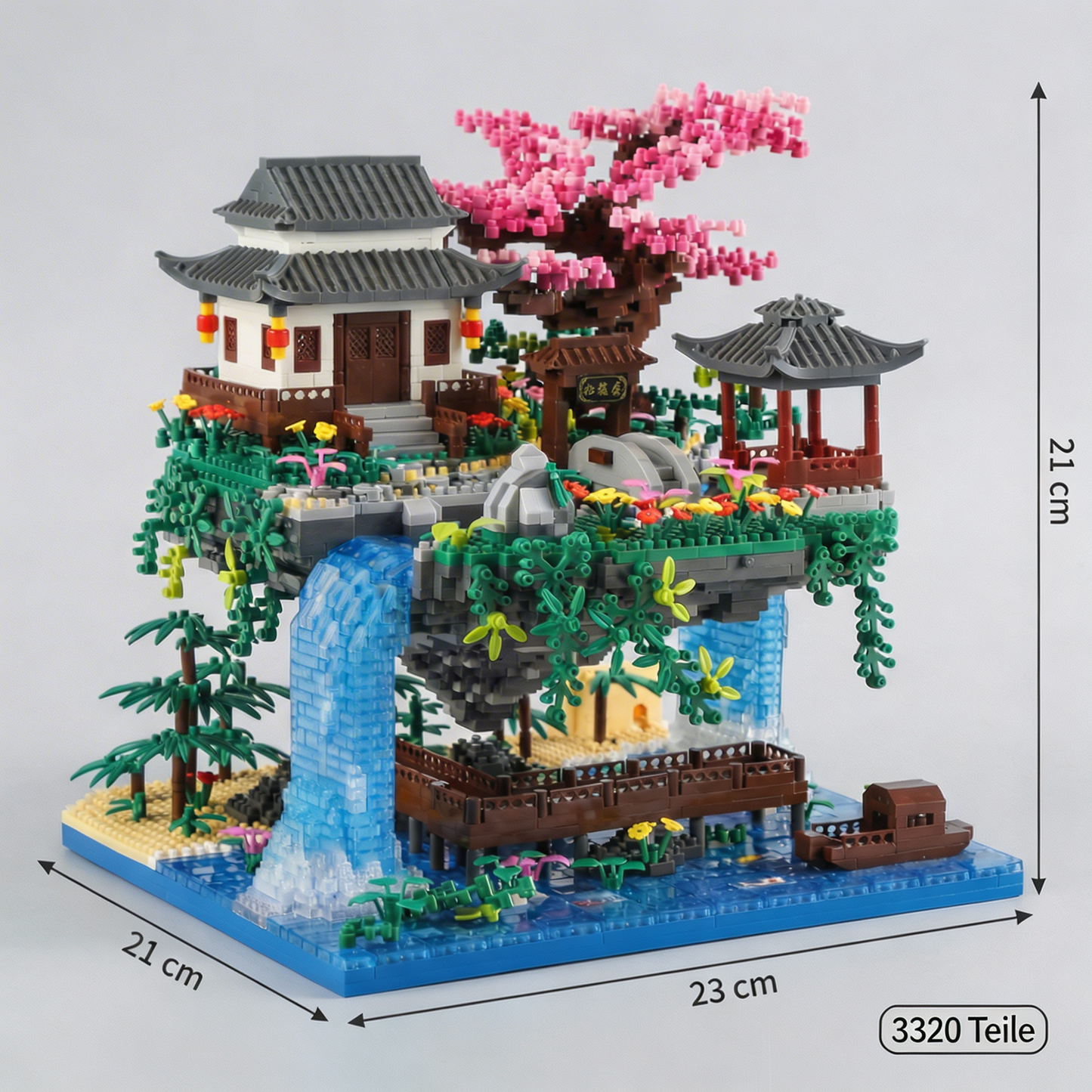 Sakura Tempel Klemmbaustein-Set
