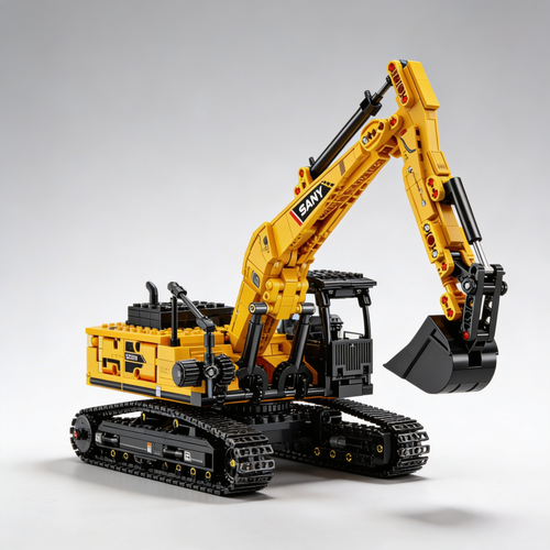 Bagger Klemmbaustein-Set