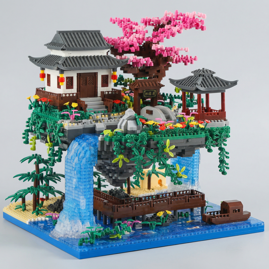 Sakura Tempel Klemmbaustein-Set