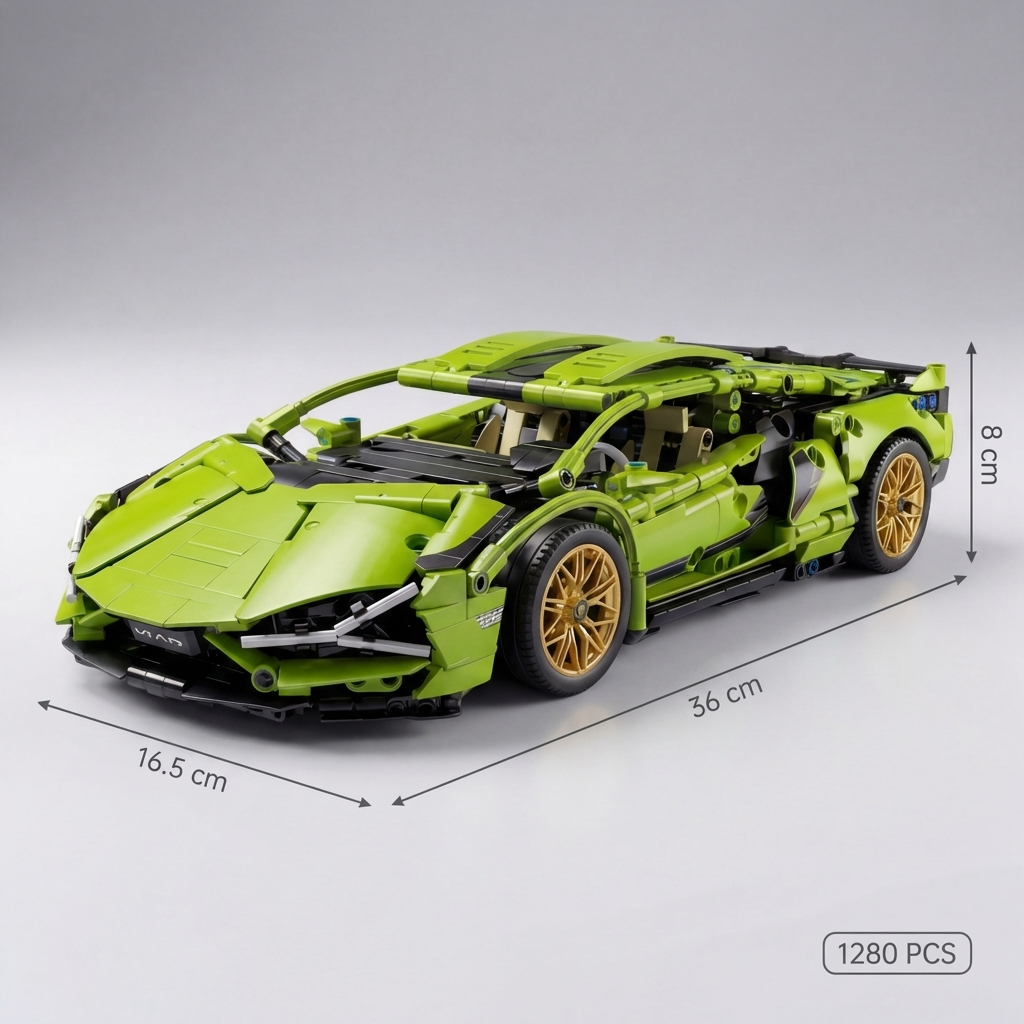 Supercar App-Control Klemmbaustein-Set