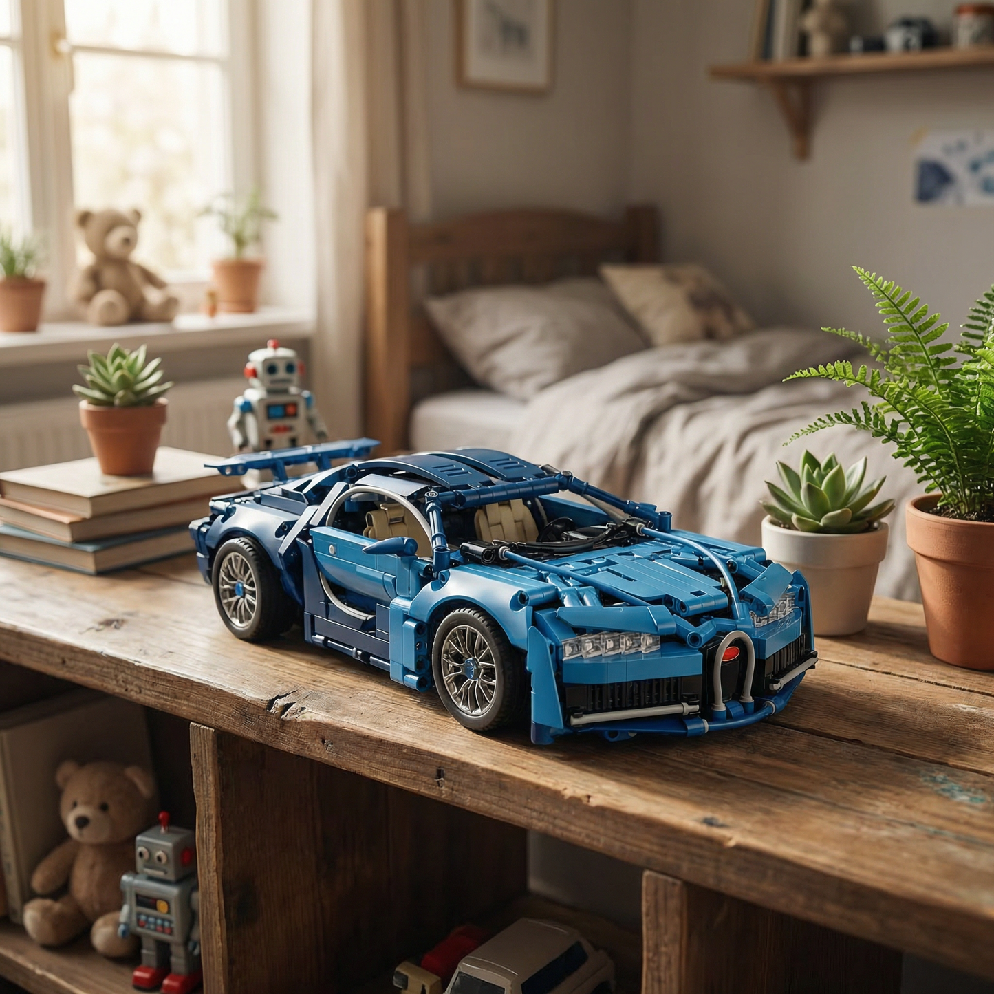 Supercar Klemmbaustein-Set