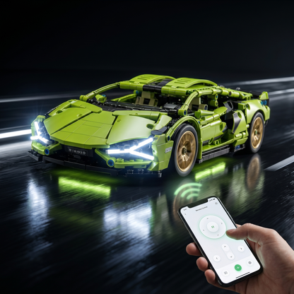 Supercar App-Control Klemmbaustein-Set