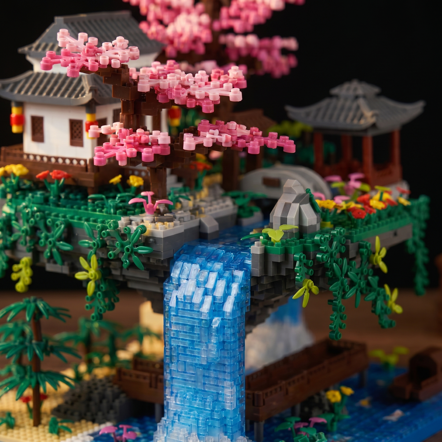 Sakura Tempel Klemmbaustein-Set